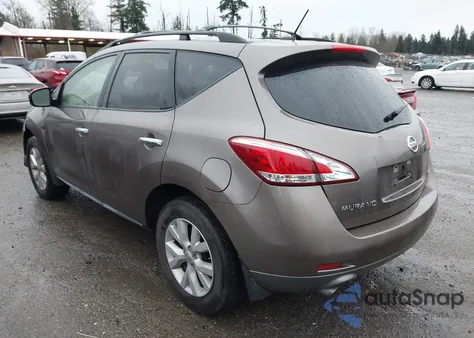 2013 Nissan Murano Sl from USA, damaged, VIN JN8AZ1MW9DW311948